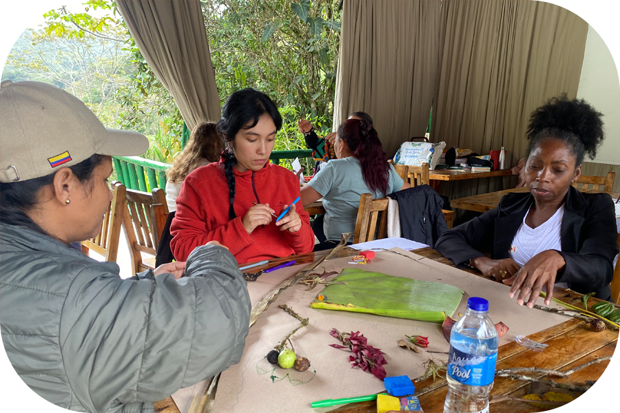 Women working together